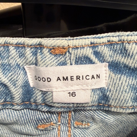 Good 90’s vintage inspired sz 16P Petite distressed relax fit straight jeans$159 - Picture 5 of 14